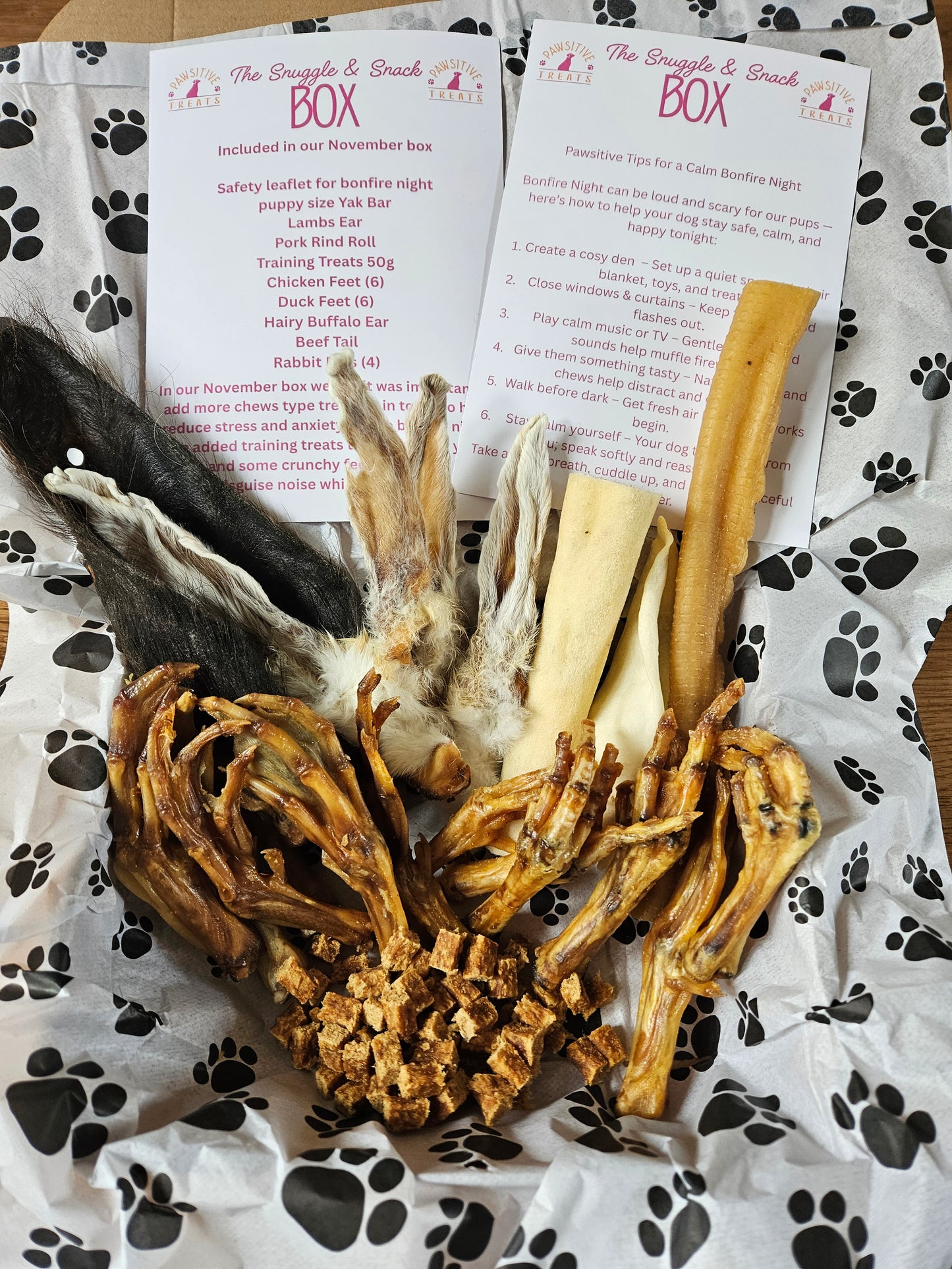 Monthly Dog Treat Subscription Box | 100% Natural Treats | Pawsitive Treats UK